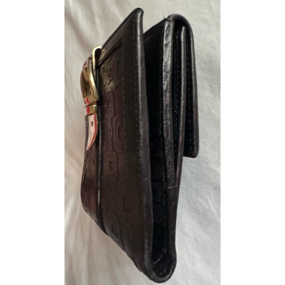 Gucci Leather Wallet With Belt Buckle Clasp Absolutely Beautiful - Picture 3 of 16